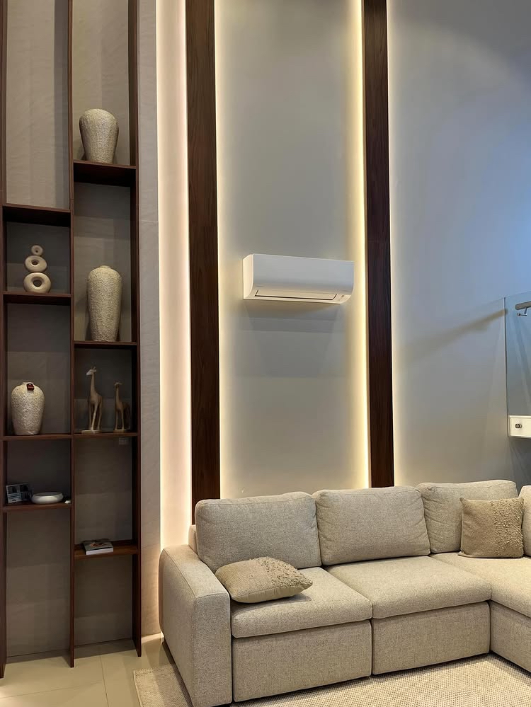 Sala de estar com home theater
